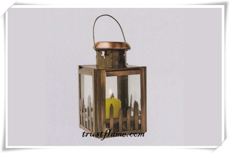 Antique Bronze Candle Lantern CL-128